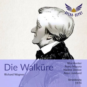 Wagner: Die Walküre - Hunter, Mazura, Andrew, Sarroca, Denize; Lombard. Strasbourg, 1974