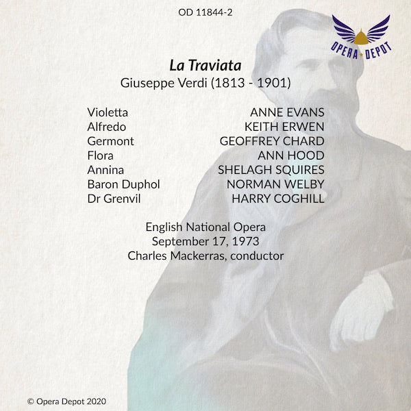 Verdi: La Traviata (In English) - A. Evans, Erwen, Chard. London, 1973