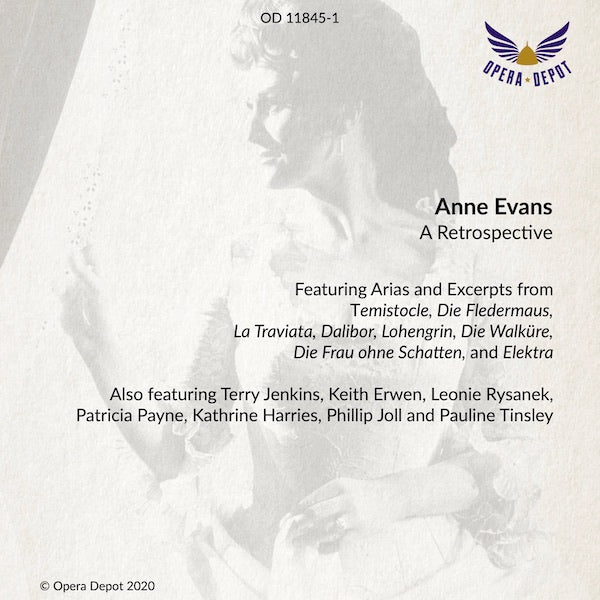 Compilation: Anne Evans - Excerpts from Temistocle, Die Fledermaus, Dalibor, La Traviata, Lohengrin, Walküre, Elektra & Die Frau ohne Schatten