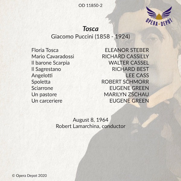 Puccini: Tosca - Steber, Cassilly, Cassel, Zschau; Lamarchina. 1964