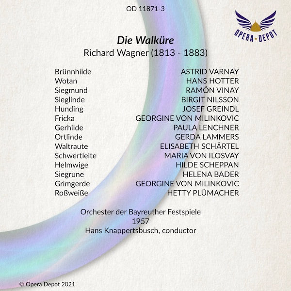 Wagner: Der Ring des Nibelungen - Varnay, Hotter, Nilsson, Aldenhoff, Windgassen, Vinay, Grümmer, Greindl; Knappertsbusch, 1957
