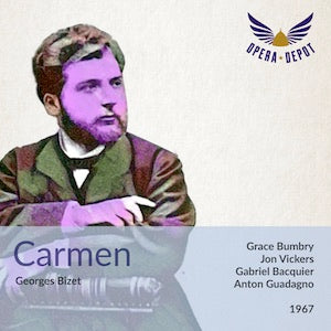 Bizet: Carmen - Bumbry, Vickers, Elgar, Bacquier, Darrenkamp; Guadagno. 1967