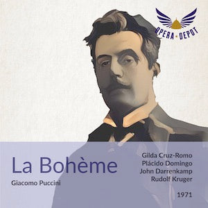 Puccini: La Bohème - Cruz-Romo, Domingo, Darrenkamp, Bayard; Kruger. 1971