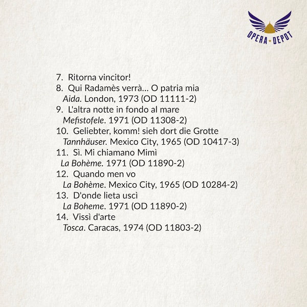 Compilation: Gilda Cruz-Romo - Arias from Anna Bolena, Trovatore, Luisa Miller, Aida, Forza, Tannhäuser, Mefistofele, Tosca, Bohème