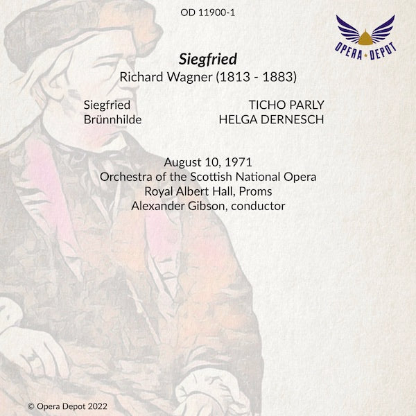 Wagner: Siegfried (Act III, Scene ii) -  Dernesch, Parly; Gibson. London, 1971