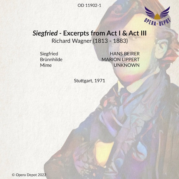 Wagner: Siegfried (Excerpts from Act I and Act III) Beirer, Lippert. Stuttgart, 1971