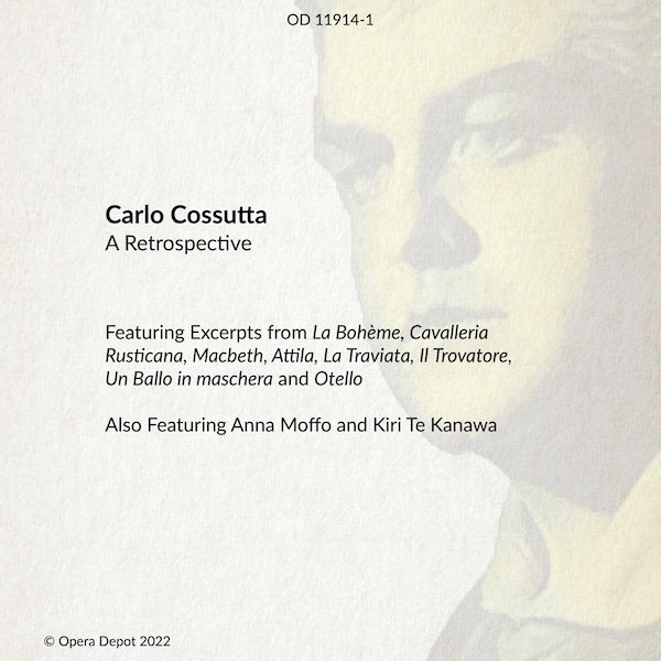 Compilation: Carlo Cossutta - Excerpts from Cavalleria Rusticana, Bohème, Macbeth, Attila, Ballo, Traviata, Trovatore and Otello