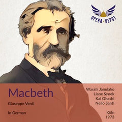 Verdi: Macbeth (In German) - Janulako, Synek, Ohashi, Schachtschneider; Santi. Köln, 1973