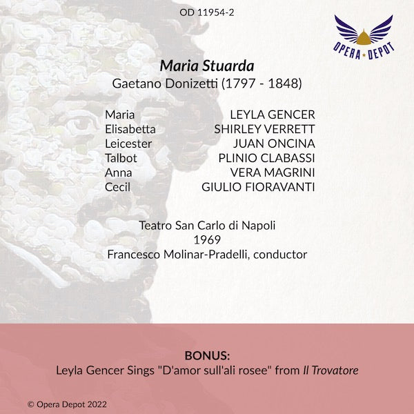 Donizetti: Maria Stuarda - Gencer, Verrett, Oncina, Clabassi, Fioravanti, Magrini; Molinari-Pradelli. Napoli, 1969