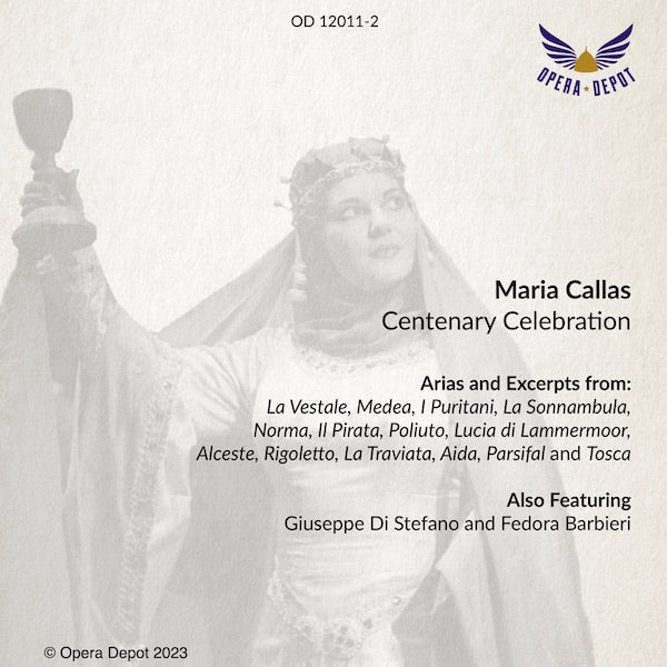 Compilation: Maria Callas - Excerpts from La Vestale, Medea, Puritani, Sonnambula, Norma, Pirata, Aida Tosca and more